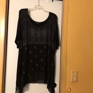 Blue and black “Blue” 1X tunics